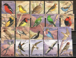 LESOTHO 993-1012 ** MNH – Birds - Oiseaux - Vogels 1992 - Lesotho (1966-...)