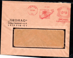 DENISTRY -  GERMANY - 1937  - COVER  FROM LEIPZIG  WITH GROHAG  TOOTHPASTE SLOGAN POSTMARK - Medizin