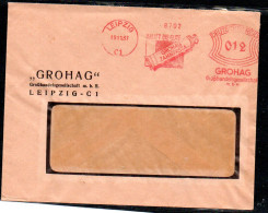 DENISTRY -  GERMANY - 1937  - COVER  FROM LEIPZIG  WITH GROHAG  TOOTHPASTE SLOGAN POSTMARK - Médecine