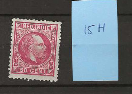 1870 MH Nederlands Indië NVPH 15H Perf 12 1/2 Kl. G. - Indes Néerlandaises