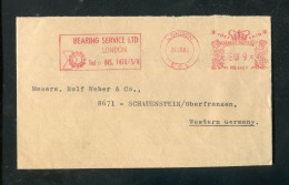 "GROSSBRITANIEN" 1963, Freistempel "LONDON, Bearing Service" Auf Brief Nach Deutschland (B1196) - Covers & Documents