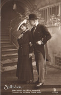 FANCY CARDS, ELEGANT MAN AND WOMAN WITH HAT, STELLDICHEIN, DATE, SWITZERLAND, POSTCARD - Frauen