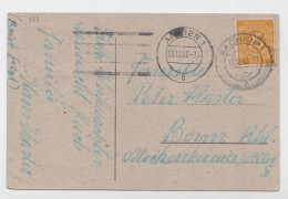 Alliierte Besetzung, Gemeinschaftsausgabe Mi-Nr. 927 Auf Karte Aaachen - Bonn - Oblitérés