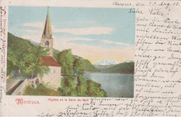 Montreux, L'Eglise Et La Dent Du Midi ⵙ CLARENS 20.Vlll.03, Zum: 65B, Mi: 53Y - Montreux