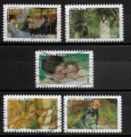 France 2006 Oblitéré Adhésif   N° 74 - 75 - 76 - 77 - 78  Ou N° 3866 - 3867 - 3868 - 3869 - 3870   Les Impressionnistes - Used Stamps