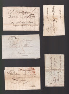 Un Lot De 15 Lettres Ou Enveloppe  Type : Sage &   Napoléon III  &  Précurseurs  Marques Postales - 1849-1876: Periodo Clásico