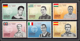 Sharjah - 2246/ N°503/508 A Fritz Walter Di Stefano Puskas Matthews Schiaffino Football Players Soccer Neuf ** MNH 1969 - Other & Unclassified