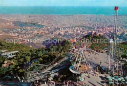 73090620 Barcelona Cataluna Fliegeraufnahme Riesenrad Vergnuegungspark  - Other & Unclassified
