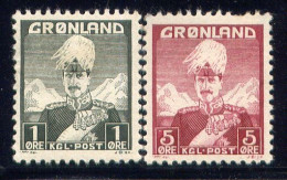 GREENLAND, NO.'S 1-2, MH - Neufs