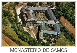 73090407 Samos Lugo Monasterio De Samos Fliegeraufnahme Lugo - Andere & Zonder Classificatie