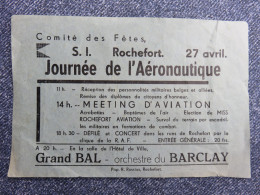 ROCHEFORT - JOURNEE DE L AERONAUTIQUE - MEETING AVIATION - - Manifesti