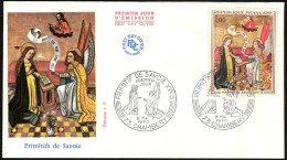 FDC/France/Année 1970 - N°1640 : Primitifs De Savoie XVe Siècle-CHAMBÉRY - 1970-1979