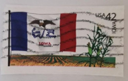 VEREINIGTE STAATEN ETATS UNIS USA 2008 FLAG 2 OF OUR NATION: IOWA USED ON PAPER SN 4291 YT 4101 MI 4431 SG 4898 - Gebraucht