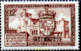 121108 MNH FRANCIA 1949 6 CENTENARIO DE LA INTEGRACION DE DAUPHINE - Otros & Sin Clasificación