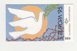 Grece Carnet N° C1866 ** Europa 1995 Paix Et Liberté - Carnets