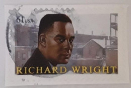 VEREINIGTE STAATEN ETATS UNIS USA 2009 RICHARD WRIGHT 61¢ USED ON PAPER SC 4386 YT 4152 MI 4485 SG 4938 - Oblitérés