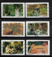 France 2006 Oblitéré Adhésif  N° 75 - 78 - 80 - 81 - 82 - 83 Ou 3867 - 3870 - 3872 - 3873 - 3874 - 3875 Impressionnistes - Used Stamps