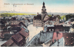 Döbeln - Gesamtansicht Mit Obermarkt Gel.1920 - Döbeln