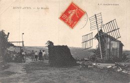 P-24-Mi-Is-1501 : LE MOULIN A VENT DU MONT-AVRIL. SAONE-ET-LOIRE - Windmills