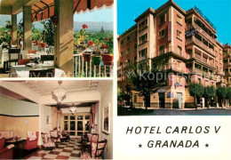 73086060 Granada Andalucia Hotel Carlos V Stadtplan Granada - Andere & Zonder Classificatie