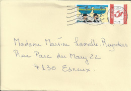 BELGIQUE TINTIN KUIJFE Dupont Dupond Hergé DUOSTAMP Sur Entier Postal - Covers