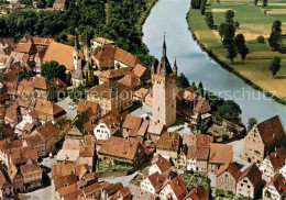 73085209 Bad Wimpfen Altstadt Blauer Turm Steinhaus Stadtkirche Neckar Fliegerau - Bad Wimpfen