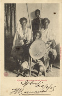 Djibouti, Group Of Armed Danakil Warriors, Spears Shield (1905) Postcard - Djibouti