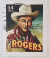 VERINIGTE STAATEN ETATS UNIS USA 2010 COWBOYS: ROY ROGERS 44¢ USED ON PAPER SN 4446 YT 4267 MI 4604 SG 5033 - Used Stamps