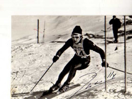 73 VAL D'ISERE J Claude Killy Dans Le Slalom Geant Du Grand Criterium Premiere Neige 1967, Autographe - Val D'Isere