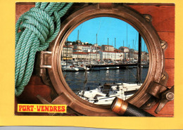 21589 PORT VENDRES  Vue Du Port, ( Hublot Cordage )   (2 Scans) - Port Vendres