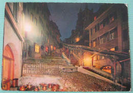 Lausanne (VD) - Les Escaliers Du Marché De La Nuit - Lausanne