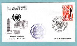 30ème Anniversaire Des Nations Unies Strasbourg  - YT 1781 - Strasbourg - Briefmarkenausstellungen