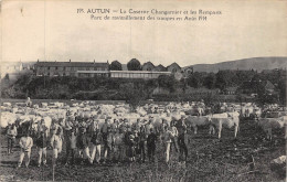 P-24-Mi-Is-1511 : AUTUN CASERNE CHANGARNIER PARC DE RAVITAILLEMENT DES TROUPES EN AOUT 1914 - Autun