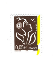 Lamouche 0.05 € ITVF Type II YT 3754b Avec Phospho à Cheval. Voir Le Scan. Cote Maury N° 3740IIa : 6 €. - Unused Stamps