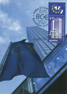 EUROPEAN CENTRAL BANK,CM,MAXI CARD,CARTES MAXIMUM , 2008 ROMANIA - Cartoline Maximum