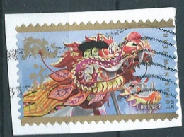 VERINIGTE STAATEN ETATS UNIS USA 2012  LUNAR NEW YEAR, YEAR OF THE DRAGON  F ON PAPER SN 4623 MI 4806 YT 4454 SG 5227 - Usados