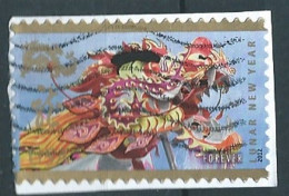 VERINIGTE STAATEN ETATS UNIS USA 2012  LUNAR NEW YEAR, YEAR OF THE DRAGON  F ON PAPER SN 4623 MI 4806 YT 4454 SG 5227 - Gebruikt