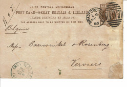 GRANDE BRETAGNE ET IRLANDE   ENTIER POSTAL ONE PENNI - Briefe U. Dokumente