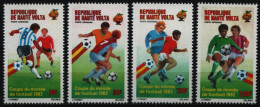 Obervolta 1982 - Mi-Nr. 866-869 ** - MNH - Fußball / Soccer - Haute-Volta (1958-1984)