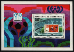 Obervolta 1977 - Mi-Nr. Block 48 ** - MNH - Fußball / Soccer - Haute-Volta (1958-1984)