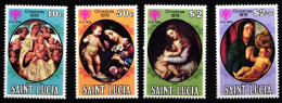 St. Lucia 472-475 Postfrisch Jahr Des KIndes #HD557 - St.Lucia (1979-...)