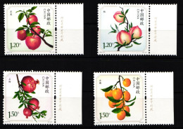 China Volksrepublik 4589-4592 Postfrisch Obst #HX856 - Other & Unclassified