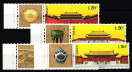 China Volksrepublik 4743-4746 Postfrisch Zf Palastmuseum Peking #HX905 - Other & Unclassified