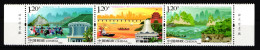 China Volksrepublik 5051–5053 Postfrisch Dreierstreifen #HY510 - Autres & Non Classés