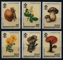 Obervolta 1984 - Mi-Nr. 950-955 A ** - MNH - Pilze / Mushrooms - Haute-Volta (1958-1984)