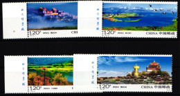 China Volksrepublik 4182-4185 Postfrisch Landschaft #HX761 - Altri & Non Classificati