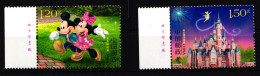 China Volksrepublik 4797-4798 Postfrisch Disneyland Shanghai #HX923 - Altri & Non Classificati