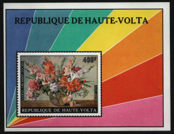 Obervolta 1974 - Mi-Nr. Block 29 ** - MNH - Blumen / Flowers - Gemälde - Haute-Volta (1958-1984)