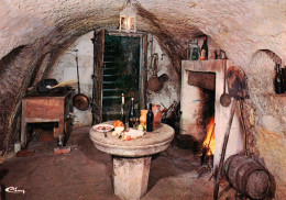 (RECTO / VERSO)  VAL DE LOIRE - INTERIEUR DE CAVE - FOLKLORE - CPSM GF - Other & Unclassified