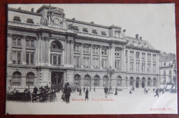 Cpa Bruxelles : Poste Centrale - Monumentos, Edificios